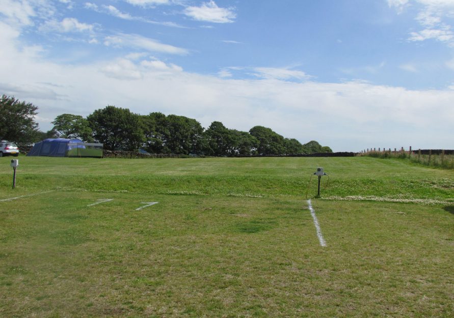 Hardcore with grass surface with EHU