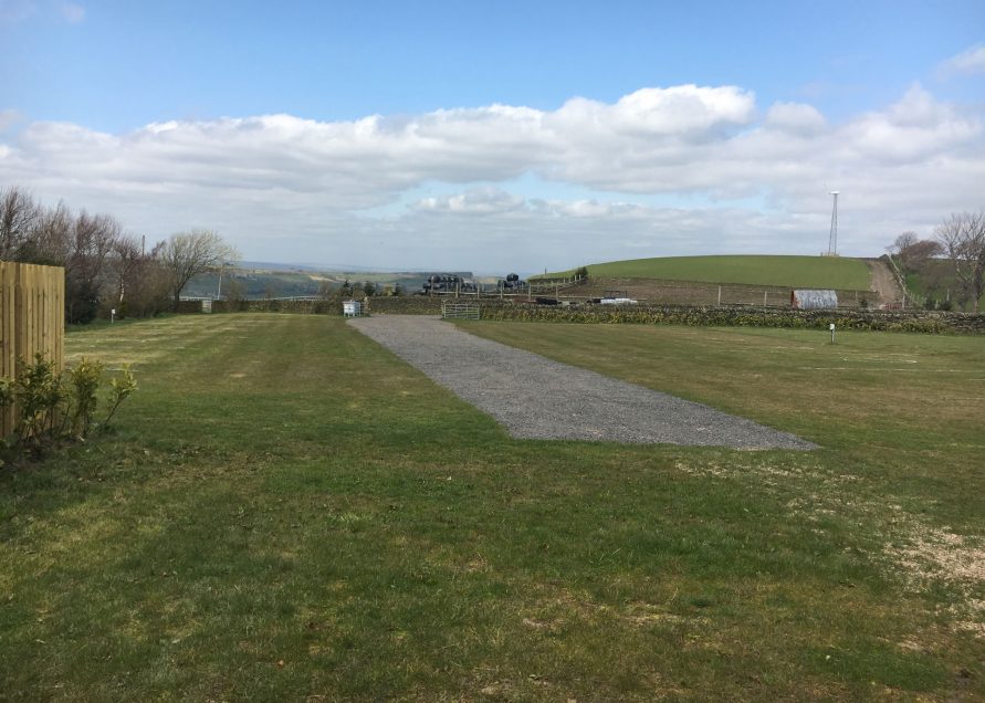 Hardcore Grass Covered Pitch | View 2 | Whitegate Leisure Caravan and Camp Site Holmfirth | Camp Site Yorkshire